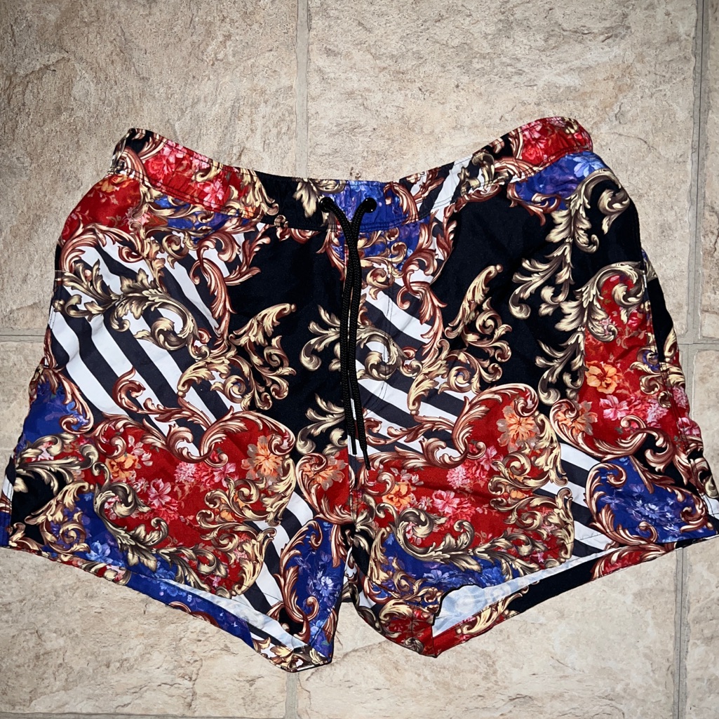 Unique Pattern Swim Trunks